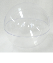 プラスチックBOX　球体　クリア　径170mm