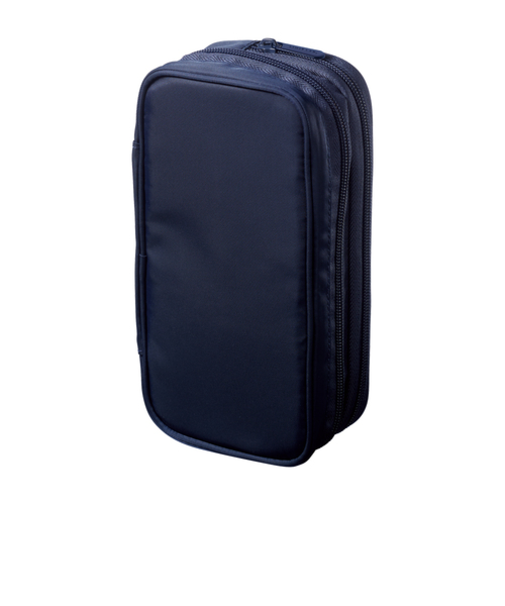 リヒトラブ（LIHIT　LAB.）　XCOA　スプレッドダブルペンケース　A－3801－11　ミッドナイトネイビー