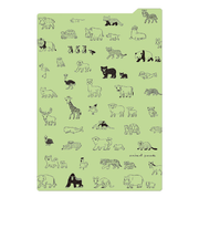 リュリュ　A5下敷き　SJ2603　アニマルパレード