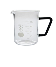 セキヤ　ビーカー　取っ手付　500mL　72－800－042　ブラック