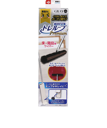 レック　激落ちくん　トレループプレミアム　ワイパー　床・階段用　グレー