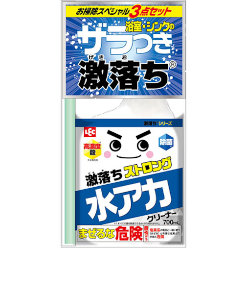 レック　激落ちストロング　水アカ用道具セット　700mL