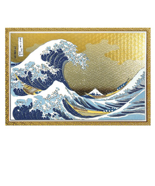 【クリスマス】　チキュウグリーティングス　和風クリスマスカード　浮世絵　C07－0031