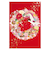 【クリスマス】　チキュウグリーティングス　和風クリスマスカード　　C07－0006