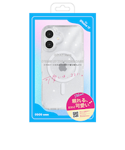 【iPhone17】　ココケース（COCO　case）　スパンコールクリアケース　クリア