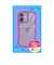 【iPhone17】　ココケース（COCO　case）　クリアなくねくねケース　パープル
