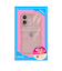 【iPhone17】　ココケース（COCO　case）　クリアなくねくねケース　ピンク