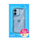【iPhone17】　ココケース（COCO　case）　クリアなくねくねケース　ブルー