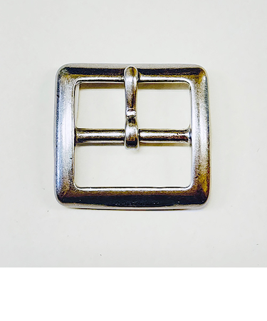 真鍮バックル　35MMギャリソン　ニッケルメッキ
