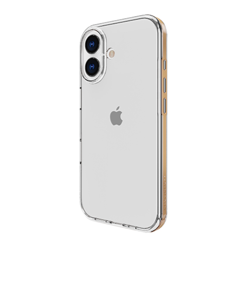 【iPhone17】　モトモ（motomo）　INO　ACHROME　SHIELD　CASE　クロームゴールド