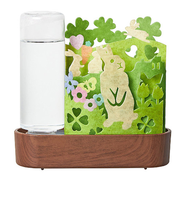 積水樹脂　自然気化式ECO加湿器　うるおいWoody　うさぎ