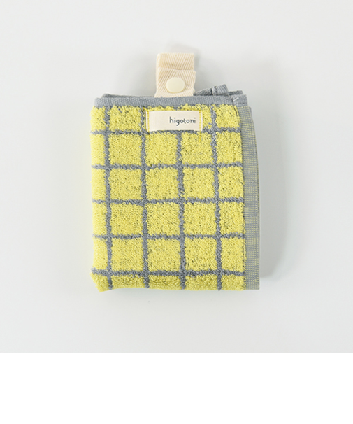 ミッケタ（Mikketa）　身に着けるタオル　グラフ／イエロー