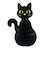 【ハロウィーン】　ハニカム　ブラックキャット