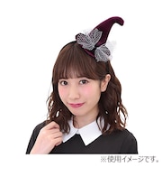 【ハロウィーン】　クリアストーン　ロイヤルウィッチカチューシャ　パープル