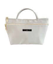 パサージュ・ボワ（Passage　Bois）　エコフォルテ　ファスナーポケットS　グレー／ゴールド