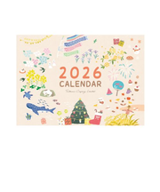 【2026年版・壁掛】　包む　壁掛けA3　ほっこり日和　TQ015