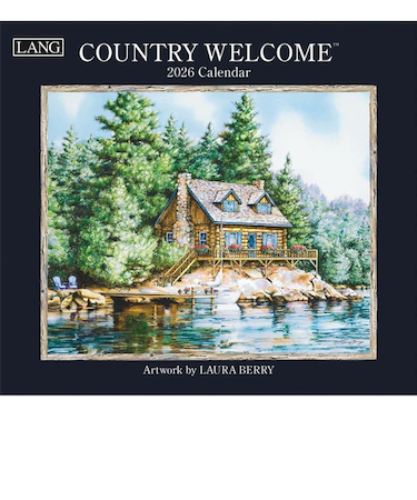【2026年版・壁掛】　ラング（LANG）　COUNTRY　WELCOME