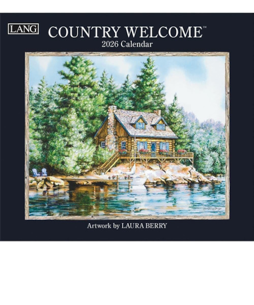 【2026年版・壁掛】　ラング（LANG）　COUNTRY　WELCOME