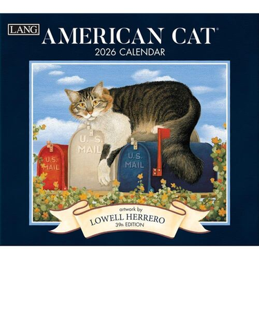 【2026年版・壁掛】　ラング（LANG）　AMERICAN　CAT