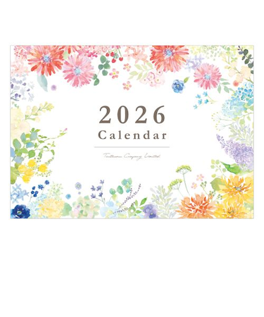 【2026年版・壁掛】　包む　壁掛けA2　ボタニカル　TQ011