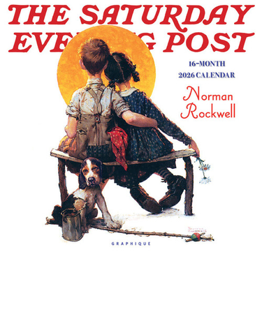 【2026年版・壁掛】Graphique　de　France　ノーマン・ロックウェル　Saturday　Evening　Post　EP版