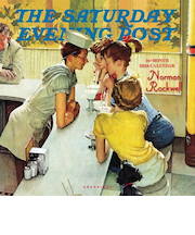 【2026年版・壁掛】Graphique　de　France　ノーマン・ロックウェル　Saturday　Evening　Post　LP版