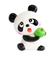 ケンエレファント　ルネパンダちょきんばこ　青りんごver.