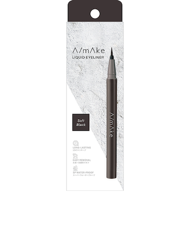 エーメイク（A/mAke）　マットリキッドアイライナー　R　ソフトブラック　0.5mL