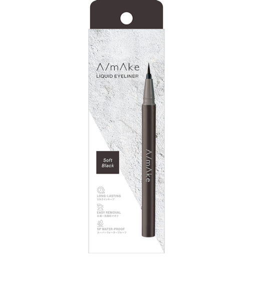 エーメイク（A/mAke）　マットリキッドアイライナー　R　ソフトブラック　0.5mL