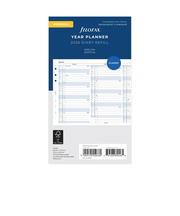 【2026年1月始まり】　ファイロファックス（Filofax）　バーチカルイヤープランナー　バイブル　26-68402　ホワイト