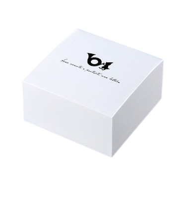 ガルフストリーム（GulfStream）　ブロックメモ　BLK-A-01　ホワイト