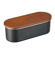 ののじ（NONOJI）　ステンレス　ランチボックス（スリム）　ブラック