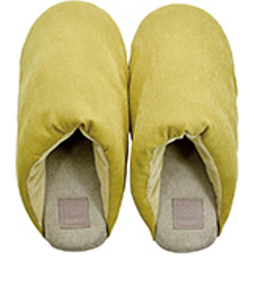 現代百貨　boule　エアリースリッパ　Mサイズ　イエロー