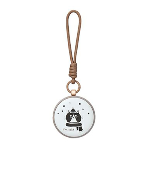 ライフオンプロダクツ（Life　on　Products）　温度変化でデザインが変わる使い捨てないカイロLEDライト付　LCAEA014－MO　モカ