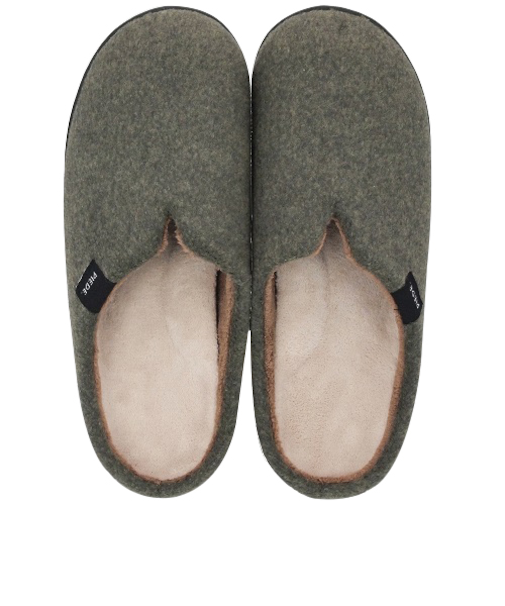 ダイカイ　ピエーデ　ソフトインソール　フェルトスリッパ　L　カーキ