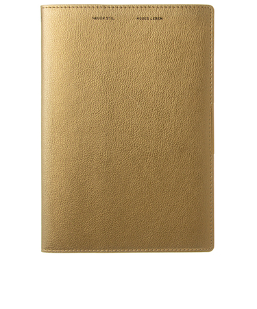 【2025年12月始まり】　ラコニック（LACONIC）　仕事計画　プレミアムマンスリー　メタリック合皮　A5　マンスリーブロック　LED29-330　ゴールド