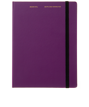 【2025年12月始まり】　ラコニック（LACONIC）　仕事計画　タスクログダイアリー　ハードカバー　B6変型　ウィークリーレフト　LDW10-220　パープ