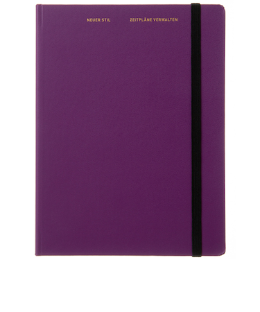 【2025年12月始まり】　ラコニック（LACONIC）　仕事計画　タスクログダイアリー　ハードカバー　B6変型　ウィークリーレフト　LDW10-220　パープ