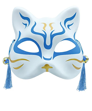 キッシーズ　推祭（おまつり）　猫面大　64792　ブルー