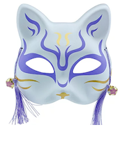 キッシーズ　推祭（おまつり）　猫面大　64795　パープル