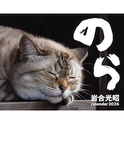 【2026年版・壁掛】　辰巳出版　猫カレンダー　のら／岩合光昭　6269