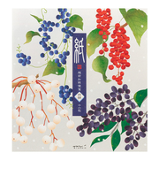 ミドリ 便箋000 4柄入 81000 冬の実柄