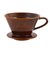 カリタ（Kalita）　美濃焼ドリッパー　MI185　グロスブラウン