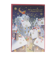【クリスマス】アートプリントジャパン　ミニサンタポップアップカード　XC‐125019