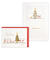 【クリスマス】　ホールマーク（Hallmark）　二つ折りクリスマスカード　828622　スヌーピー　赤いマフラー2
