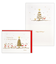 【クリスマス】　ホールマーク（Hallmark）　二つ折りクリスマスカード　828622　スヌーピー　赤いマフラー2