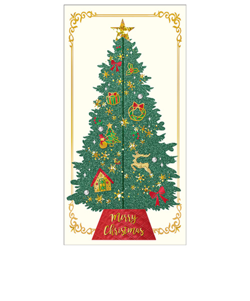 【クリスマス】アートプリントジャパン　シャイニーツリーポップアップ　グリーン
