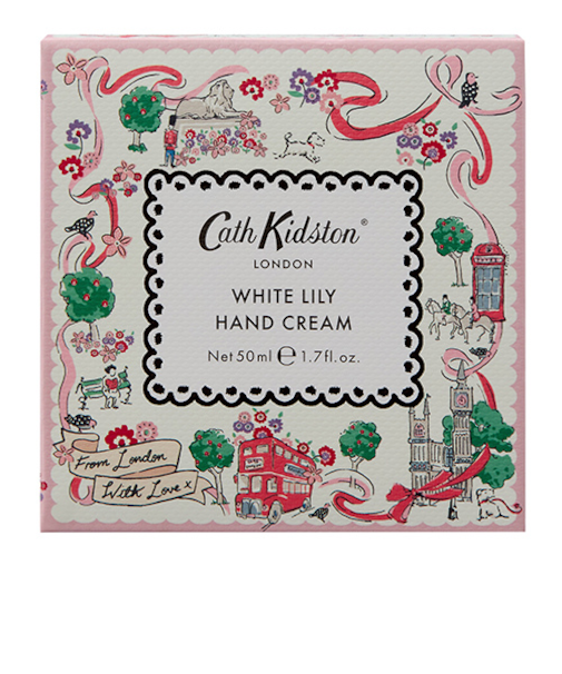 キャスキッドソン（CathKidston）　ハンドクリーム　ぺブル　ホワイトリリーの香り　50mL