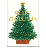【クリスマス】　グリーティングライフ　米津祐介クリスマスミニカード　YZ－33　ツリー