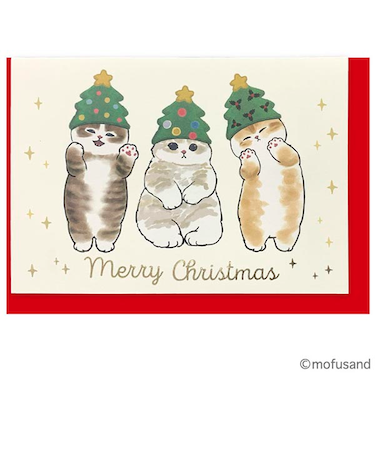 【クリスマス】　アクティブコーポレーション　クリスマスモフサンドポップアップカード　CMG－567